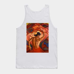 Tango dancer woman girl at carnaval in brazil Tank Top